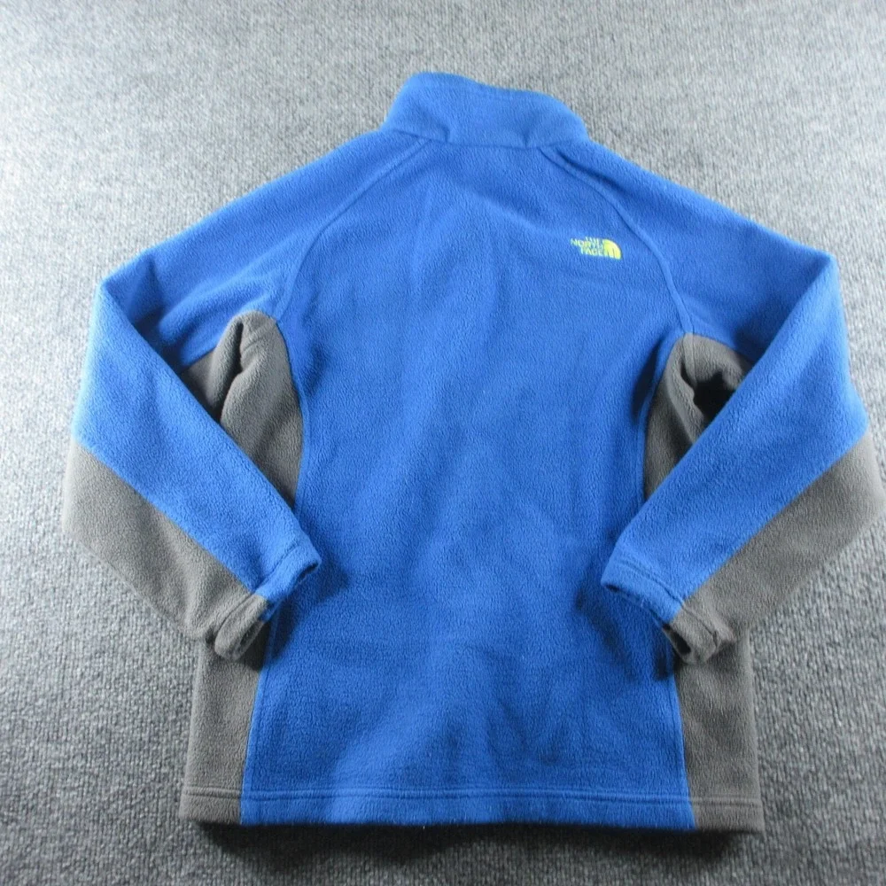 The North Face Jacket Boys Large 14/16 Blue Fleece Full Zip Outdoor‎ Hiking